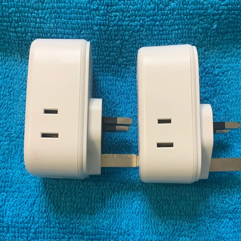Dual USB Wall Charger Adapter - White